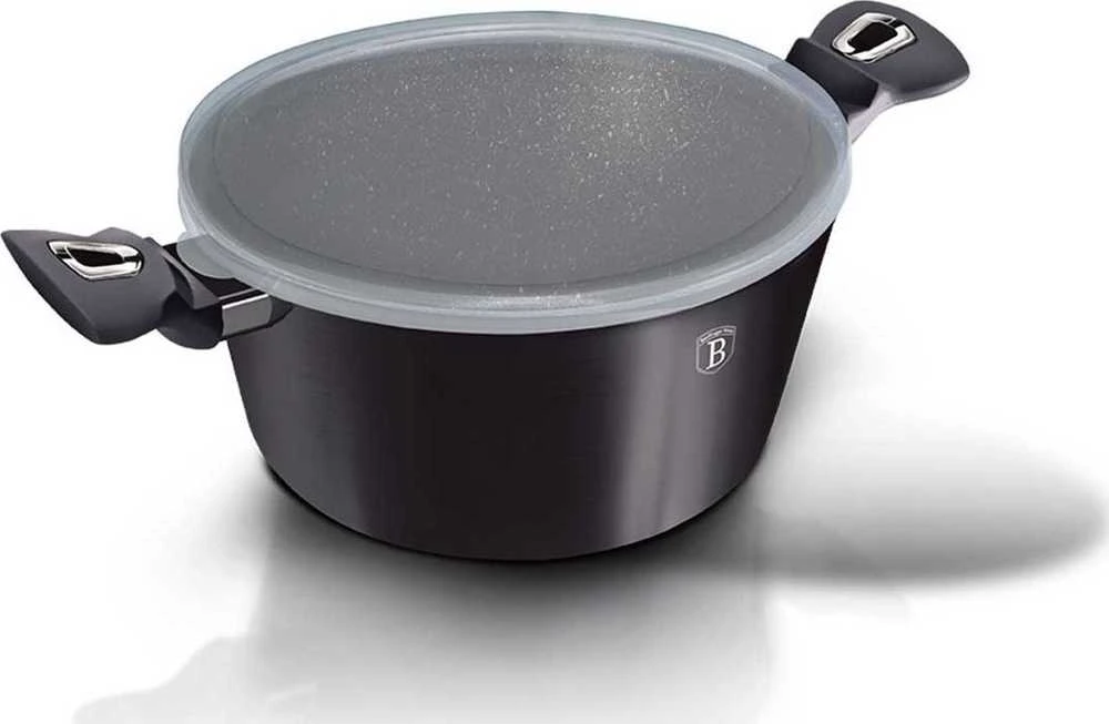 Puodas su dangčiu BERLINGER HAUS CARBON PRO, Ø20 cm, 2,5 l