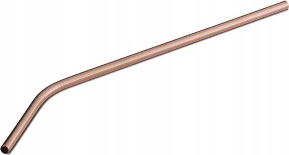 KOMPLET METALOWYCH SŁOMEK DO PICIA 6 ELEMENTÓW BERLINGER HAUS ROSE GOLD BH-2982