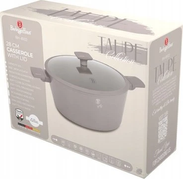 Berlinger Haus Puodas TYTANOWY Z POKRYWĄ 28cm BERLINGER HAUS BH-8102 TAUPE