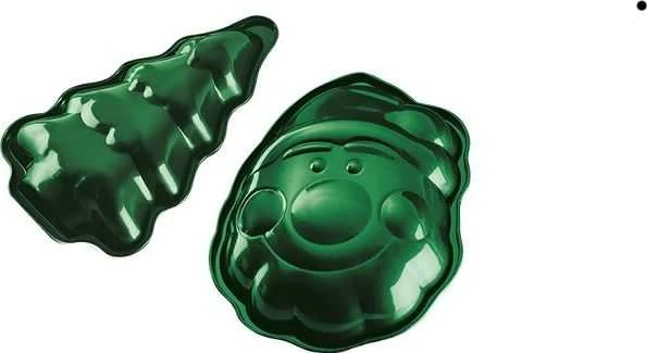 Rinkinys 2 ŚWIĄTECZNYCH FOREMEK DO PIECZENIA CIASTEK BERLINGER HAUS EMERALD BH-6949