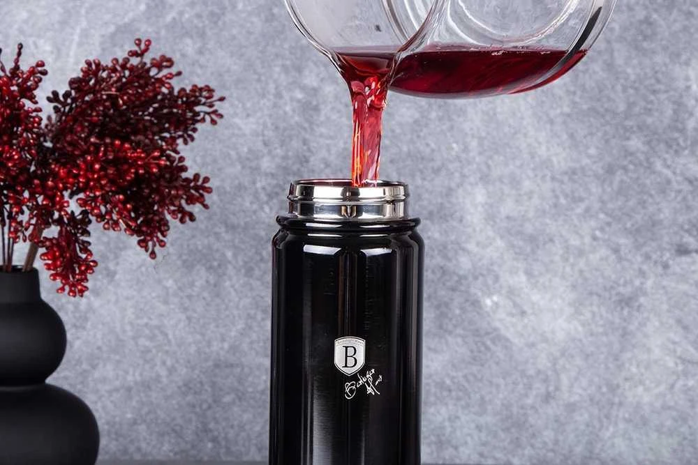 SPORTOWA Buteliukas TERMICZNA 720ML BERLINGER HAUS SHINY Juodas BH-7770