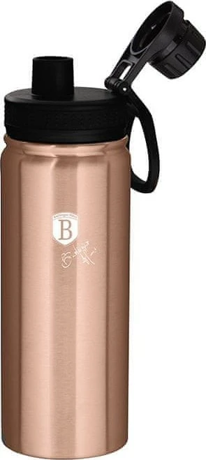 SPORTOWA Buteliukas TERMICZNA 540ML BERLINGER HAUS ROSE GOLD BH-7754
