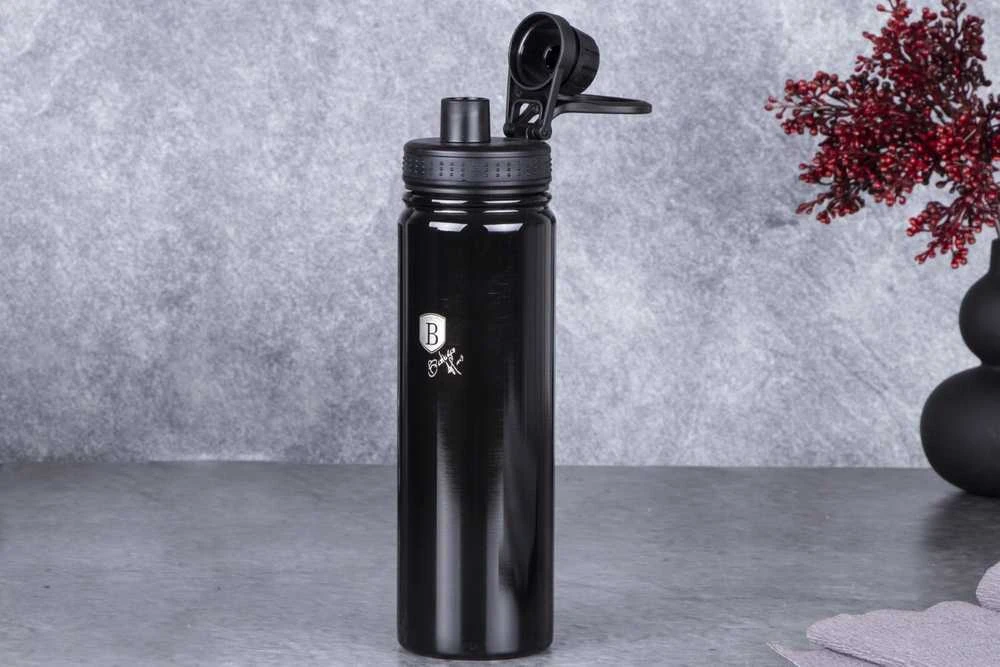 SPORTOWA Buteliukas TERMICZNA 720ML BERLINGER HAUS SHINY Juodas BH-7770
