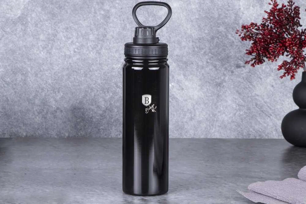 SPORTOWA Buteliukas TERMICZNA 720ML BERLINGER HAUS SHINY Juodas BH-7770