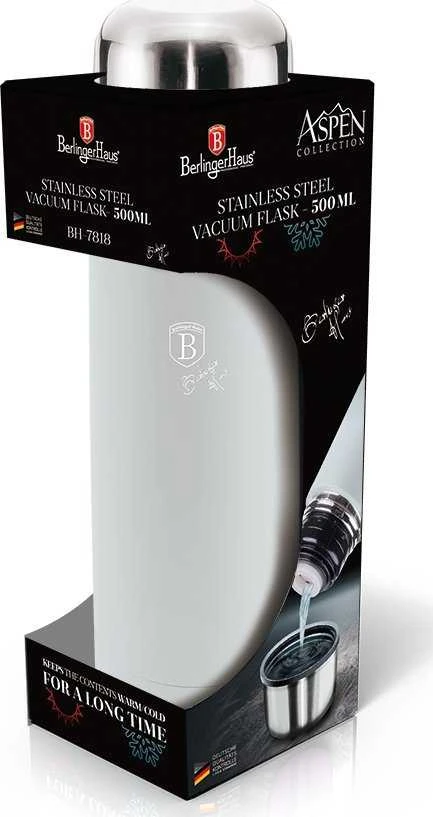Plieninis termosas 0,5L BERLINGER HAUS ASPEN COLLECTION BH-7818
