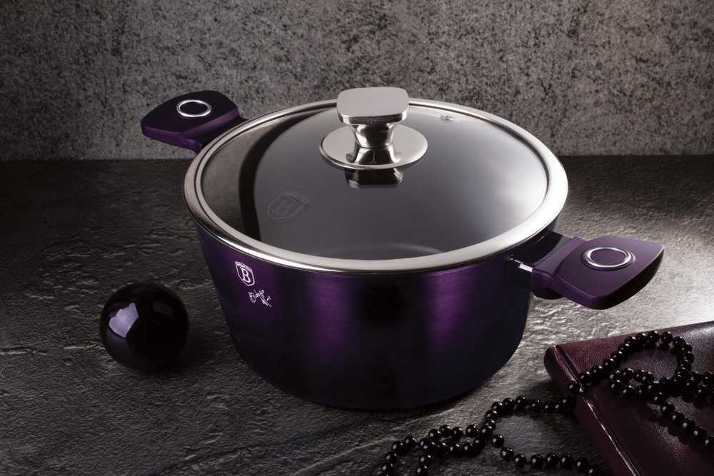 Berlinger Haus puodas bh-6628, violetinė, 20 cm