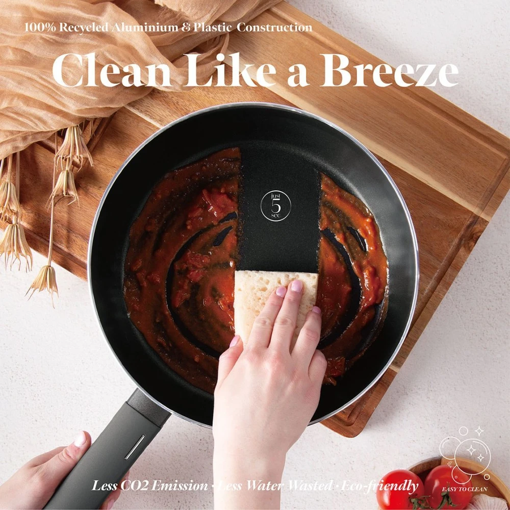 Keptuvė Berlinger Haus WOK PATELNIA FLIP TYTANOWA 26cm BH-8119 ANTRACIT