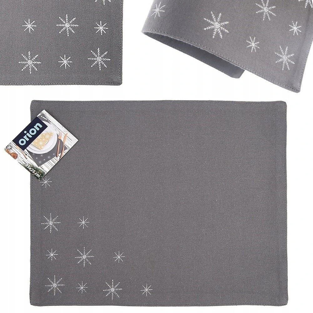 Bertoni Arco Orion Stalo kilimėlis Stačiakampis Pilkas 33,5x26 cm Su Sniego Pūku