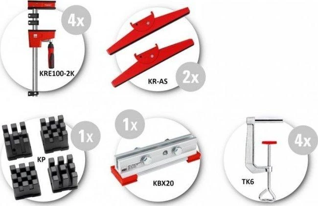 Spaustuvų rinkinys BESSEY KRE-SET-A