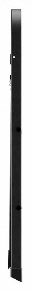 Hailo sulankstomas laiptelių suolas K44 StandardLine / plienas / 2 pakopos, apsauginė rankena / juodas