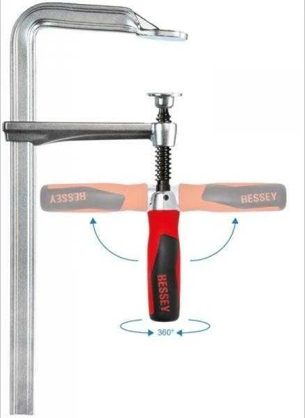 Spaustuvai su užlenkiama rankena BESSEY GZ40-12KG