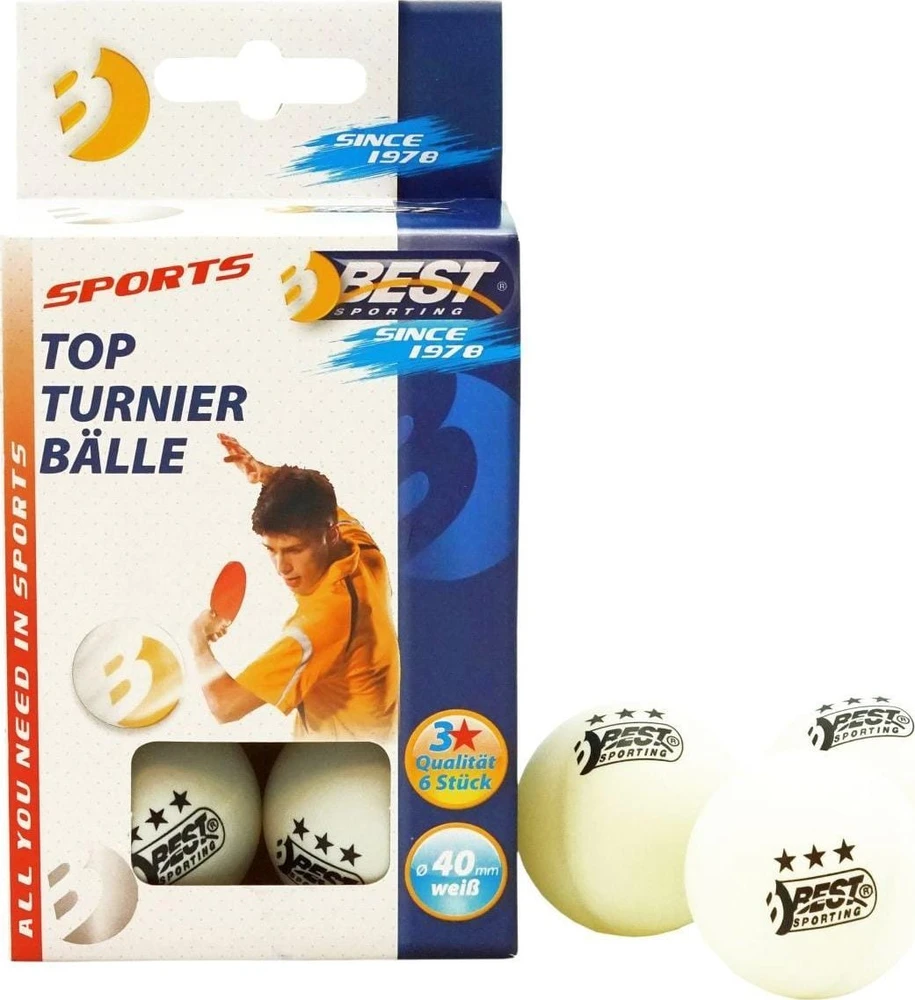 STALO TENISO KAMUOLIUKAI BEST SPORTING TOURNAMENT 3 ŽVAIGŽDUTĖS 6VNT. BALTI 231125