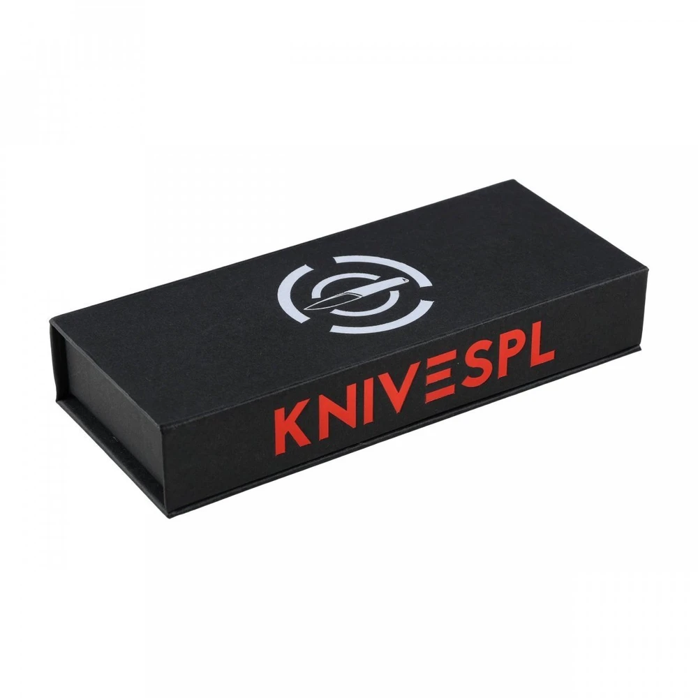 Sulankstomas peilis KNIVESPL The First Sandvik 14C28N, mėlynas G10, Stonewashed/Satin