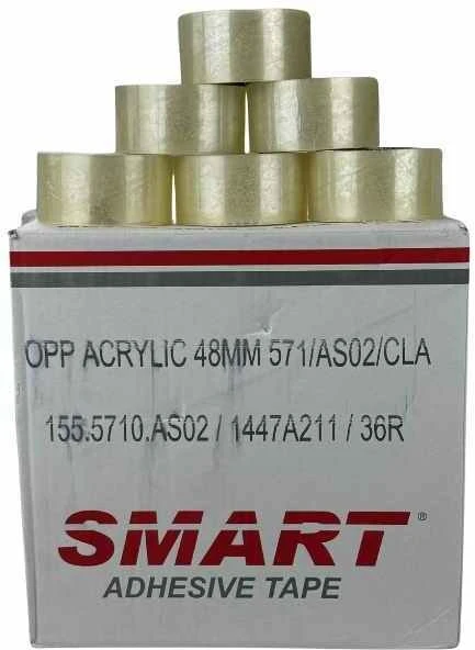 Bestpak BSTech lipni juosta „Smart Acrylic“ skaidri 48 x 60 36 vnt.