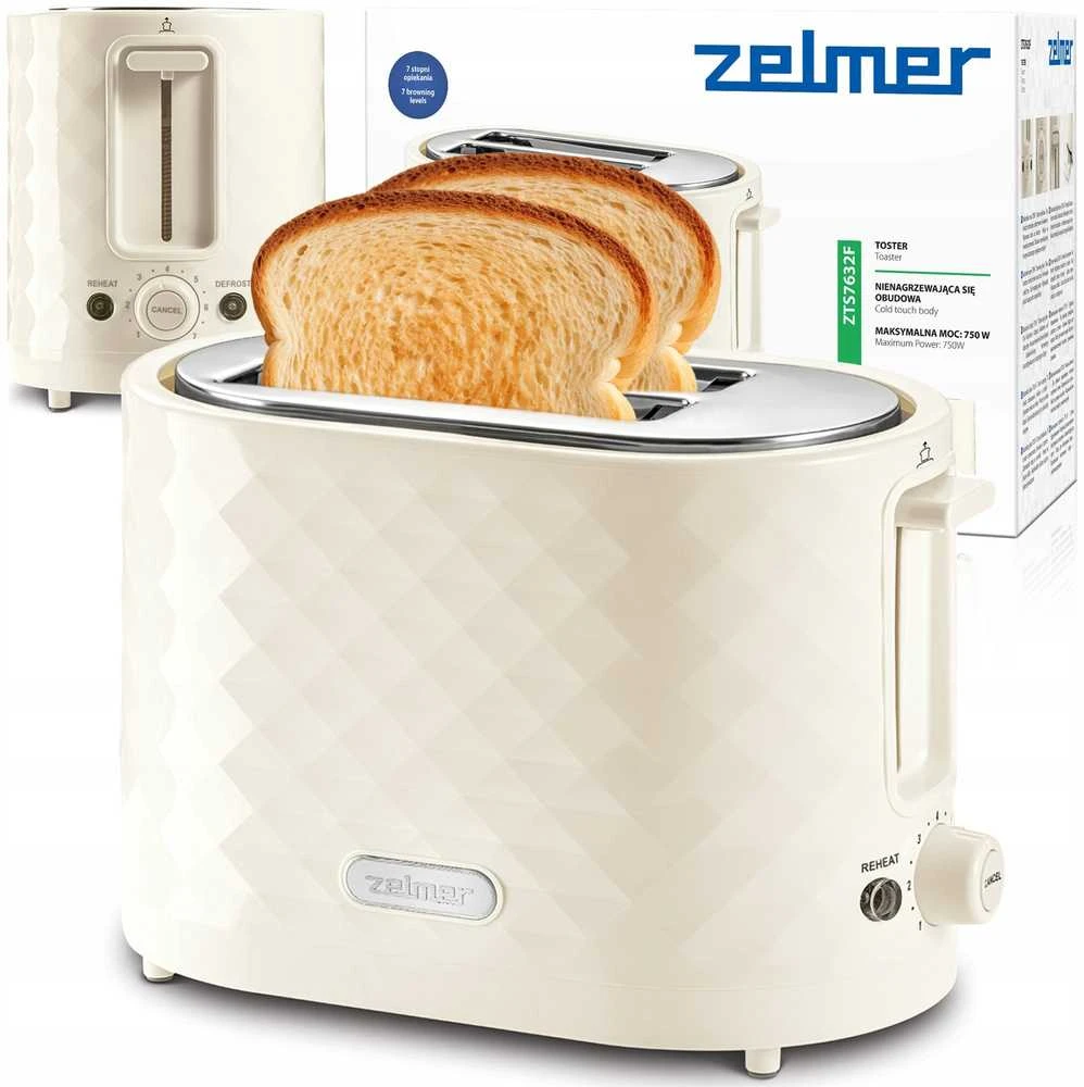 Skrudintuvas ZTS7632F Zelmer kreminė