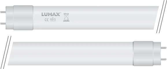 BestService liuminescencinė lempa Lumax LED T8 22W 150cm 230V 2000lm 270ST 6500K šaltas dvipusis maitinimas (LT109)