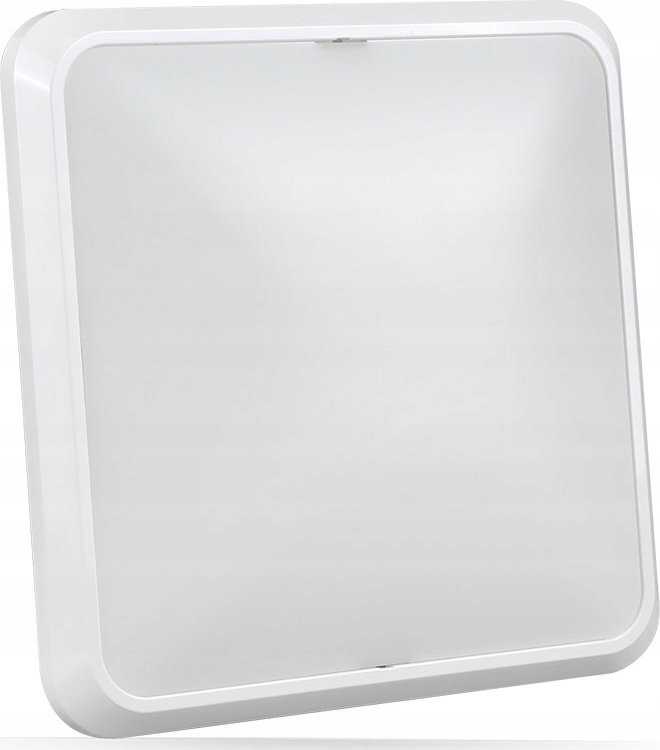 BestService Plafoniera Lumax SPHERE II 12W 900lm 840 IP20 IK10 kwadrat mikrojutiklis budėjimo režimas 20% LO1232NDS