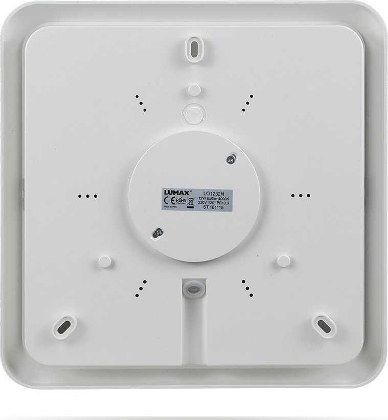 BestService Plafoniera Lumax SPHERE II 12W 850lm 840 4000K IP20 IK10 kwadrat LO1232N