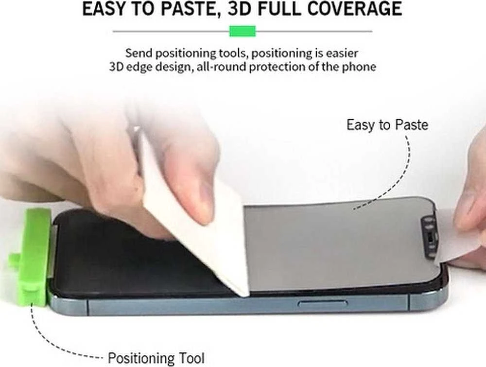 „Bestsuit Flex-Buffer Hybrid Glass 5D“ su antibakterine „Biomaster“ danga, skirtas Apple iPhone 13 mini Juodas