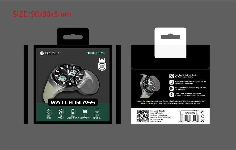 Hibridinis stiklas, skirtas „Huawei Watch Fit 1 Bestsuit Flexible“