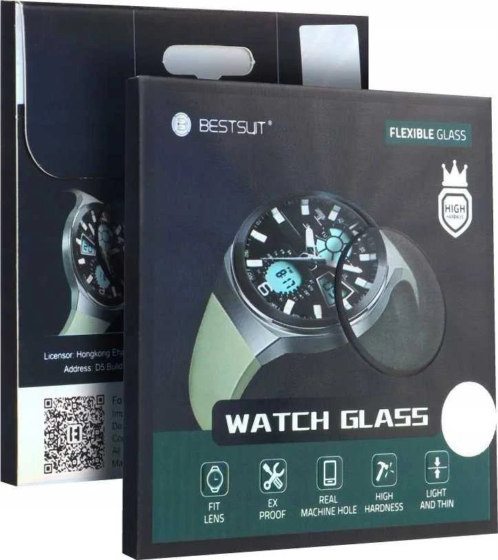 Bestsuit Flexible Hybrid Glass skirtas Apple Watch serijos 10-46mm