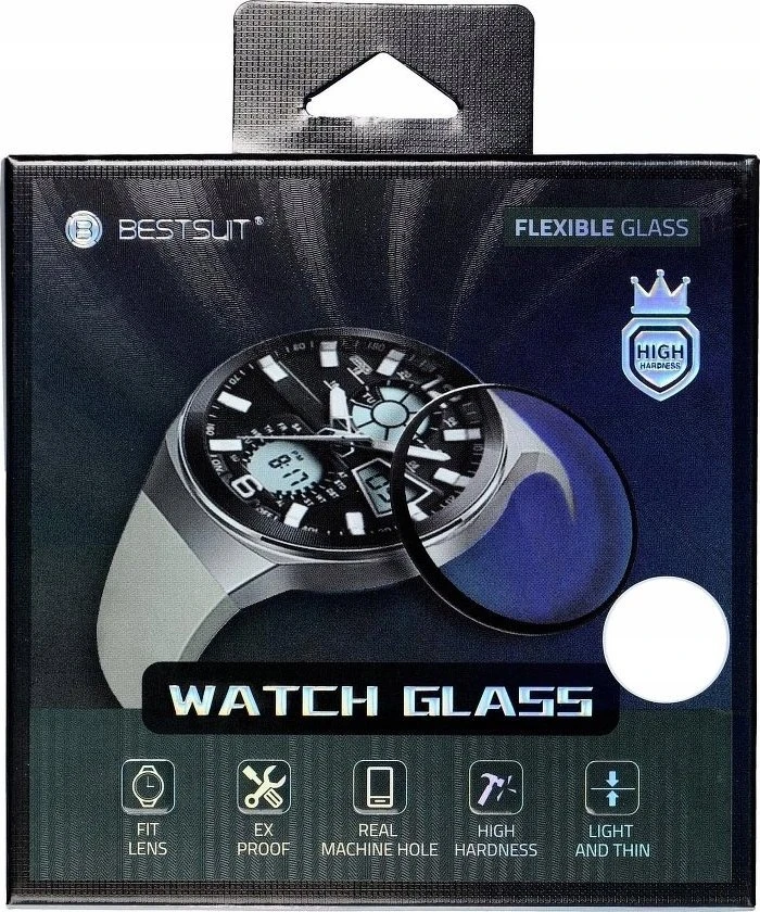 Bestsuit Flexible Hybrid Glass skirtas Apple Watch serijos 8/9-41mm