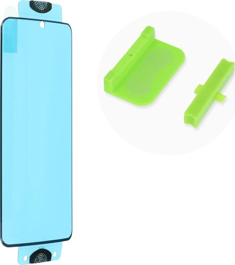 LCD apsauginis stikliukas Bestsuit Flexible Hybrid Glass 5D (Hot Bending) Samsung S916 S23 Plus pritaikytas dėklui juodas
