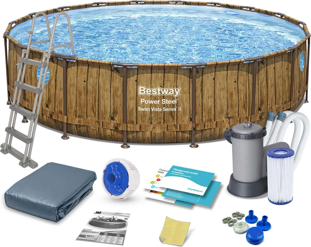Karkasinis baseinas 549x122 Bestway 56977