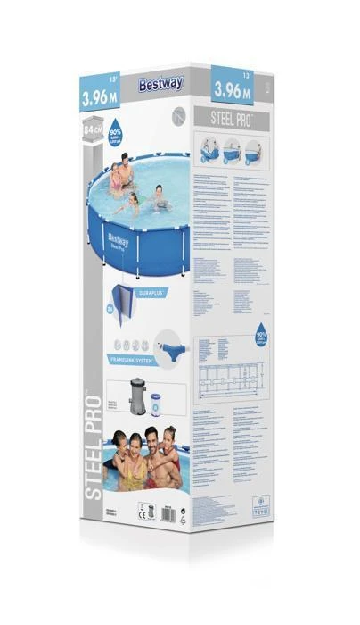 Bestway karkasinis baseinas 396cm Steel Pro (5612E)
