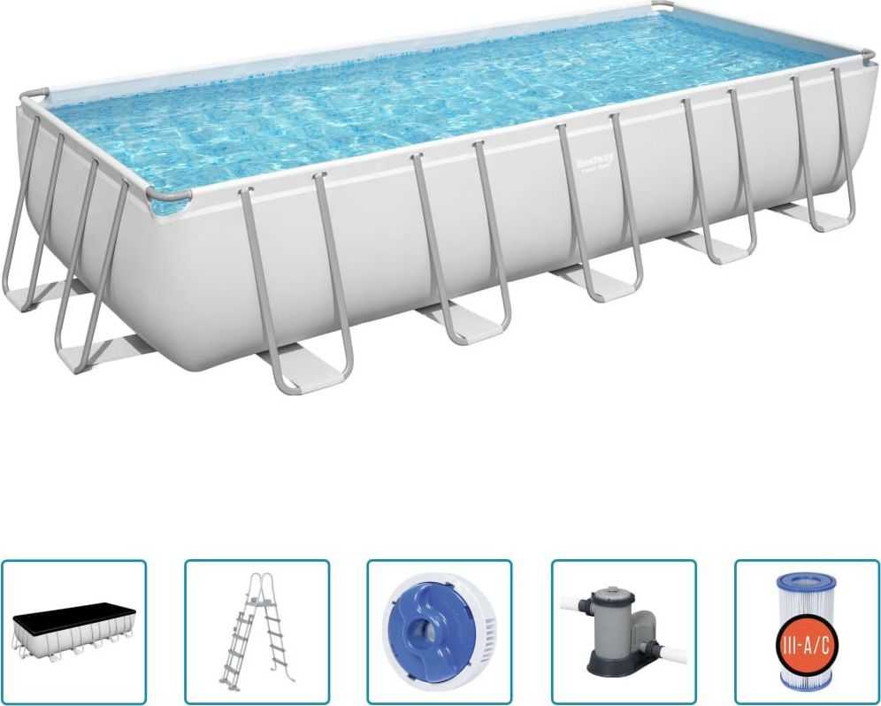 Bestway Power Steel satelitinis baseinas 640x274cm 6W1 (5611Z), modelis ...