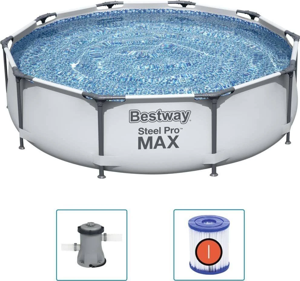Baseinas su filtro pompa Bestway Steel Pro Max 3