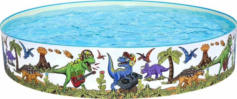 BESTWAY baseinas Dinosaur Fill'N Fun 2,44mx A46cm, 55001