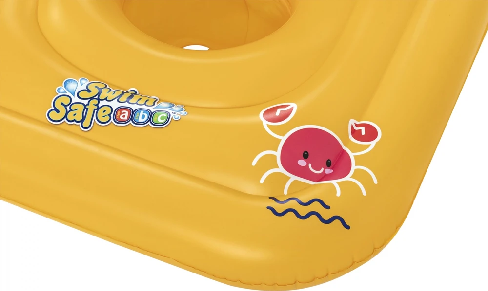 BESTWAY pripučiamas plaukimo ratas - sėdynė kūdikiui Swim Safe A 76cm, 32050