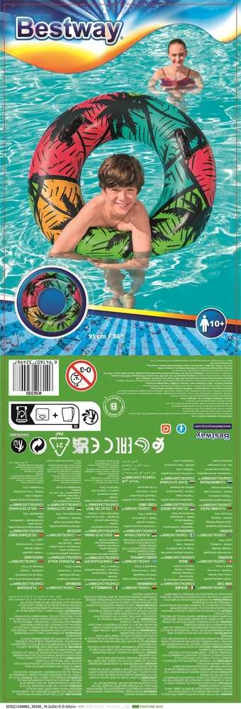 Pripučiamas plaukimo vamzdis Bestway Coastal Castaway