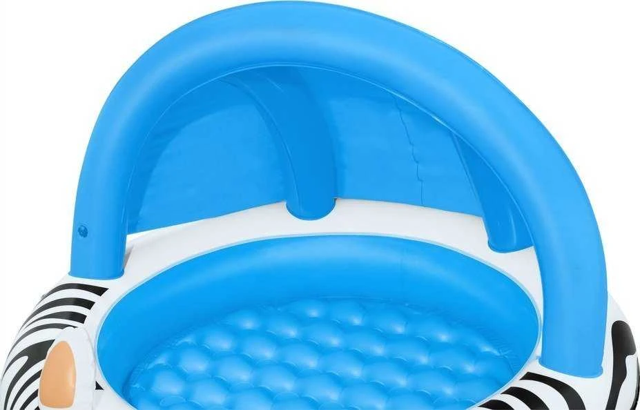 Bestway Bestway 52559 Pripučiamas baseinas su stogu ir pumpuojamu dugnu Zebra 97cm x 66cm