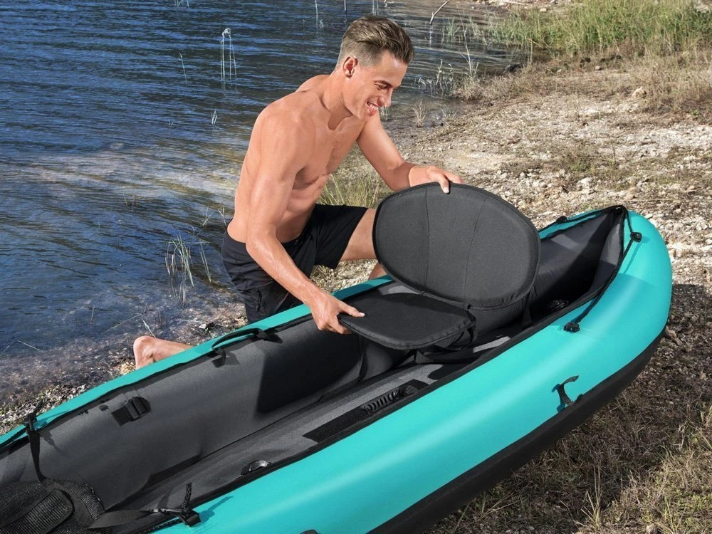 Bestway 2 asmenų kayak Ventura Elite X2 pripučiama valtis Hydro Force irklas 65052