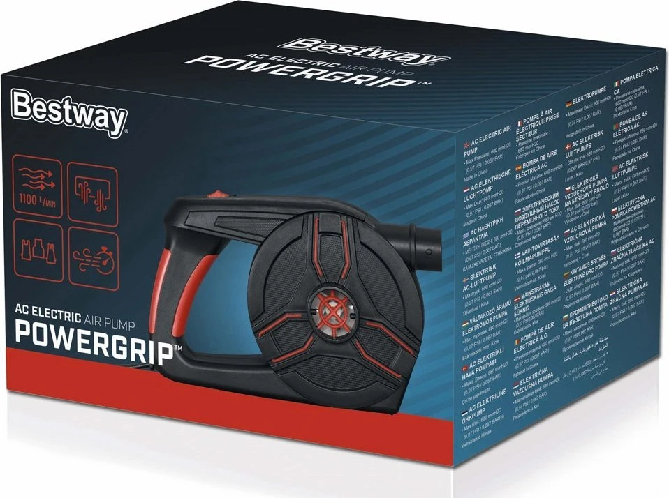 Bestway patogus PowerGrip elektrinis siurblys 3 adapteriai 62258