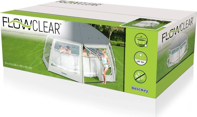 Bestway 2 viename BASEINO UŽDENGIMAS - baseino paviljonas ir sodo pavėsinė 58612