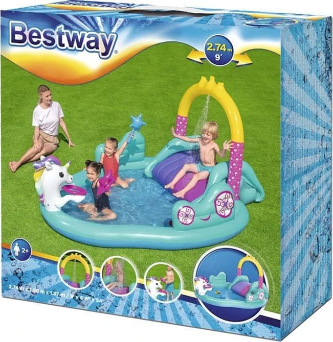 Bestway 53097 pripučiama žaidimų aikštelė - baseinas Vienaragis