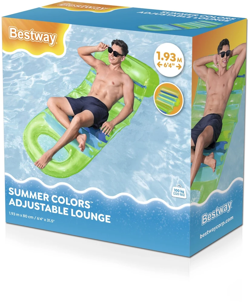 Inflatable float Bestway. mėlynas/žalias. 1.93 cm x 80 cm