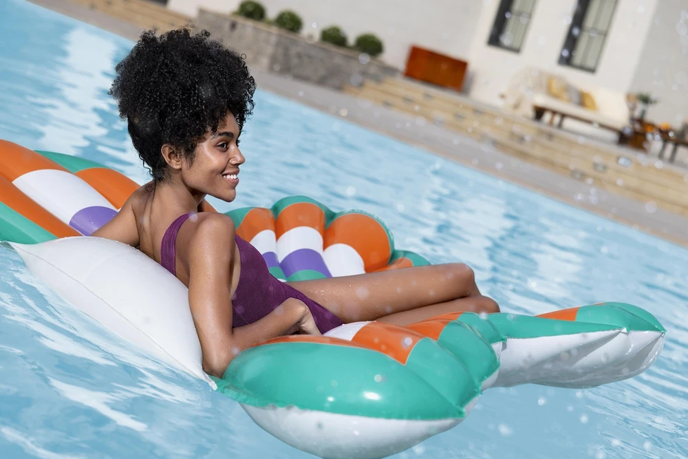 Bestway Pripučiamas paplūdimio čiužinys - didelis vandens gultas BUTTERFLY 193x176cm 43963