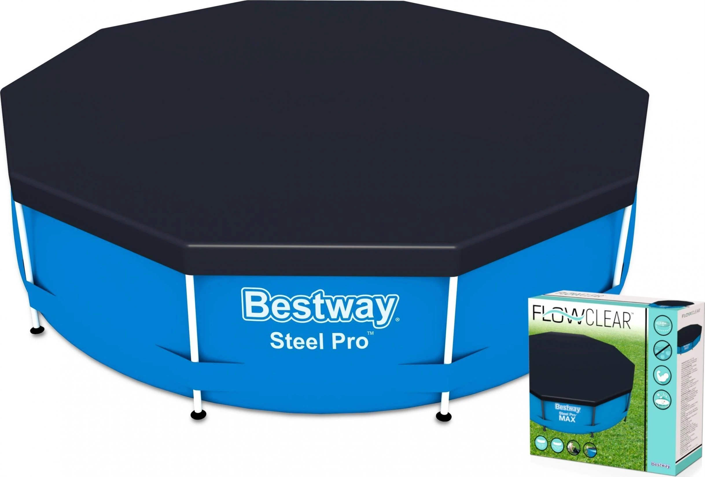 Baseino uždanga Bestway For Steel, 305cm