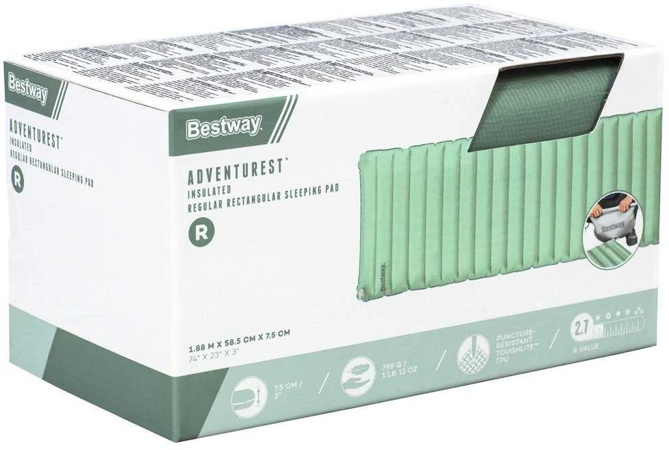 Bestway pripučiamas miegui skirtas čiužinys AdventuRest 188 x 58,5 x 7,5 cm 69617