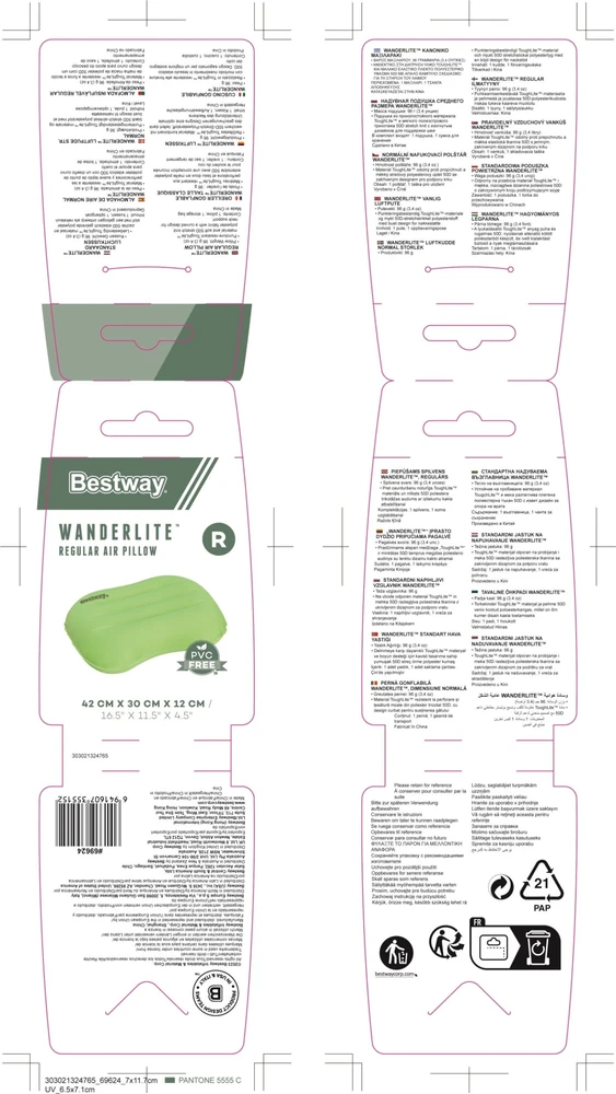 Bestway pripučiama kelioninė pagalvė WanderLite 42cm x 30cm 69624