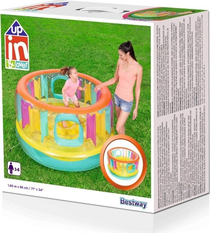 Pripučiamas batutas Bestway BounceJam, 180 x 86 cm