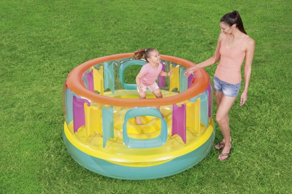 Pripučiamas batutas Bestway BounceJam, 180 x 86 cm