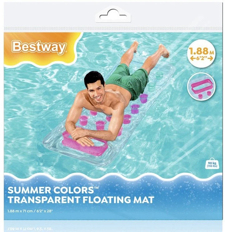 Bestway pripučiamas čiužinys su langu1,88x71 43040