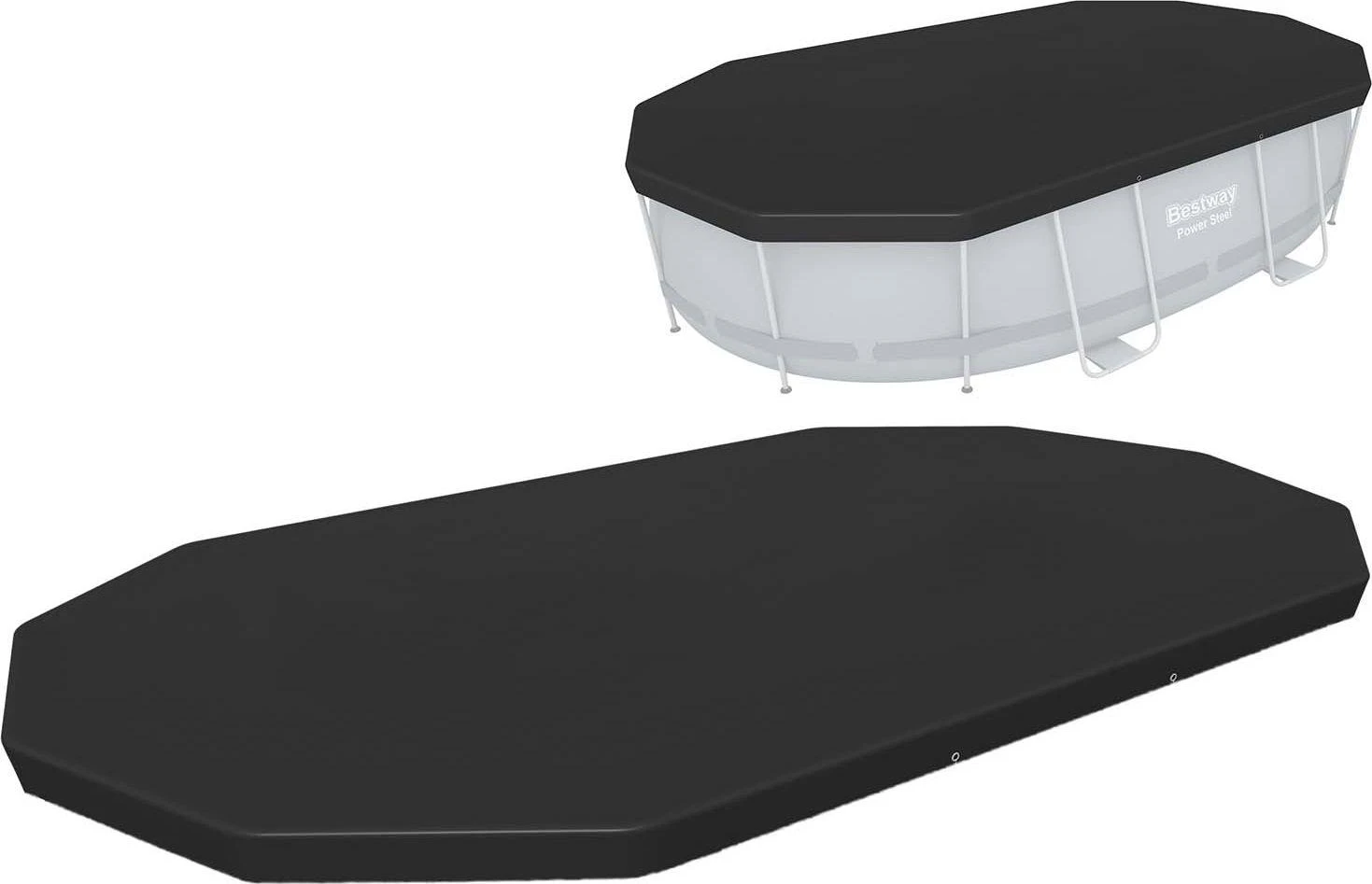 PowerSteel baseino dangtis 427 x 250 cm BESTWAY