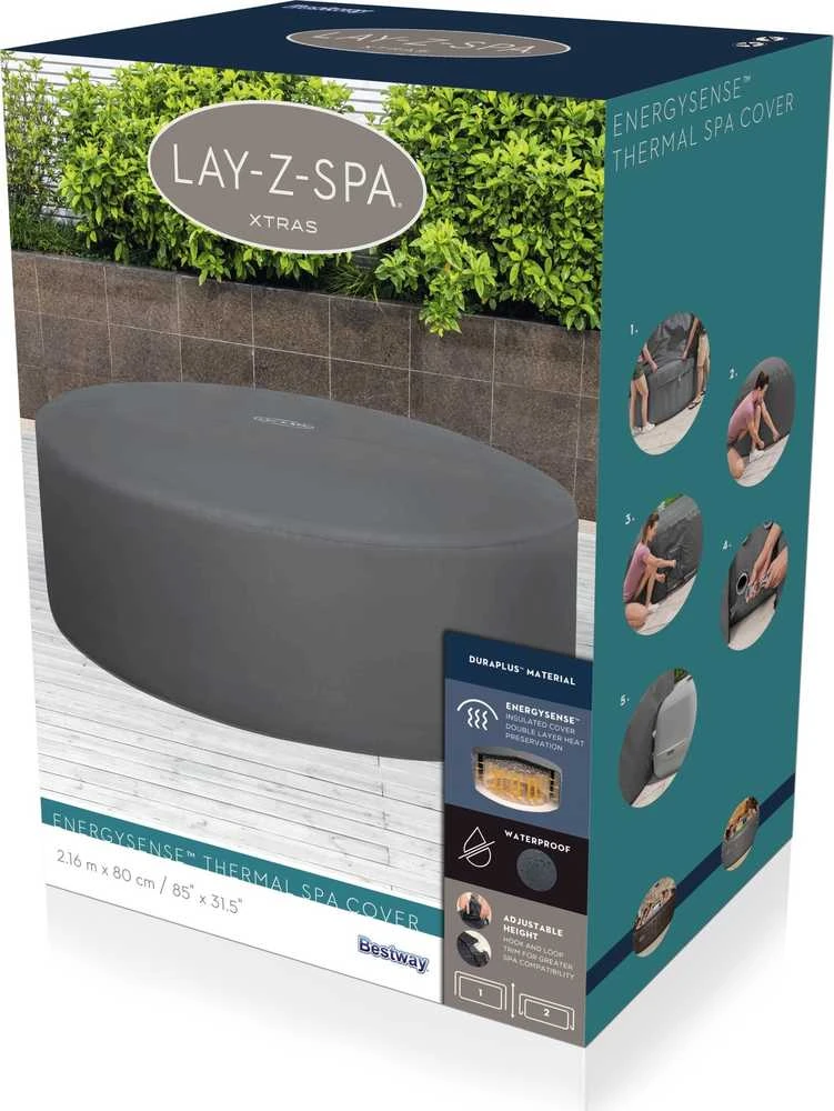 Bestway ENEGYSENSE terminis dangtelis Lay-Z-Spa 216 cm 60326