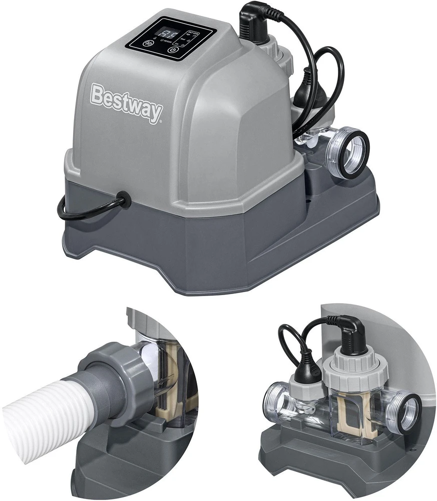 Lean Toys Druskos chlorinatorius baseinui Bestway 58678
